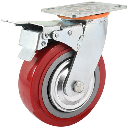 High quality PU casters 6 inch Swivel High quality PU casters 6 inch Swivel